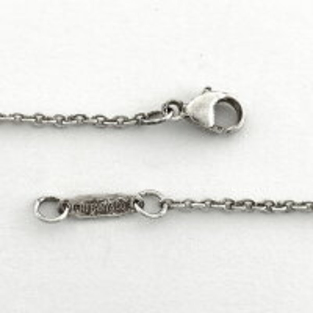 Tiffany Co Padlock Necklace Logo Pendant Sterling Silver - Picture 3 of 4